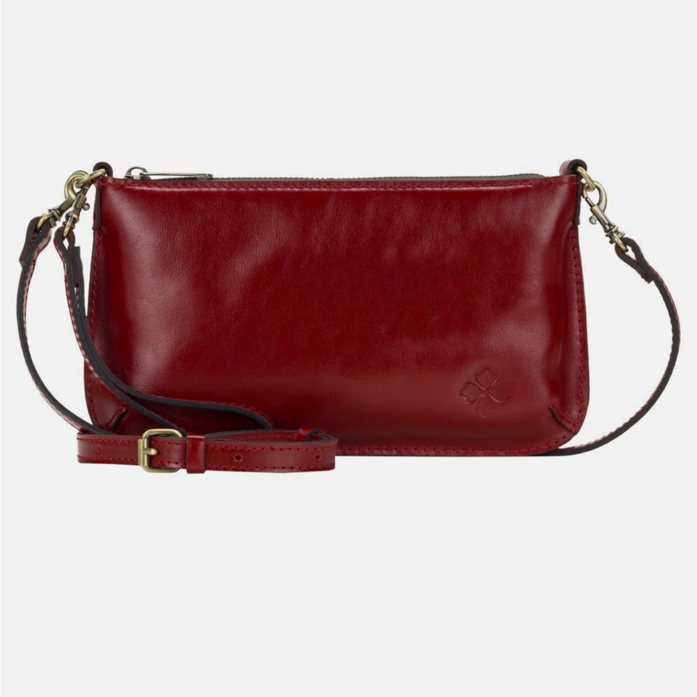 Patricia Nash Red Leather Crossbody Bag